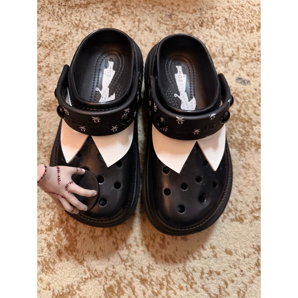Wednesday x Crocs Stomp Platform Clog - Black / W6 - M4